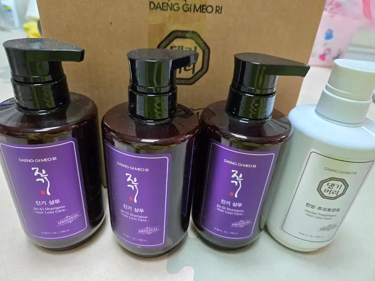 댕기머리 진기 리뉴얼버젼 샴푸3+트리트먼트1