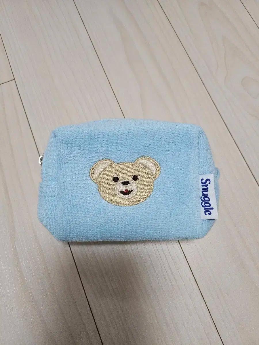 Snuggle 스너글 파우치 테리 베어 자수
