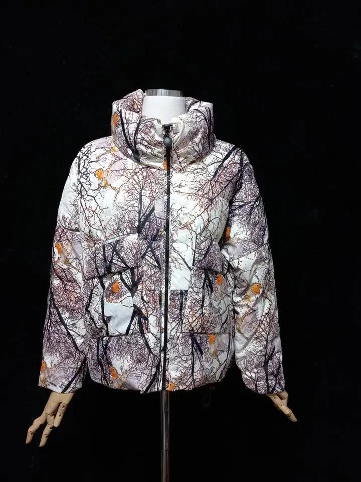 마담로즈 오리털 경량 여성 겨울 여자푸퍼집업숏크롭다운패딩점퍼 프리