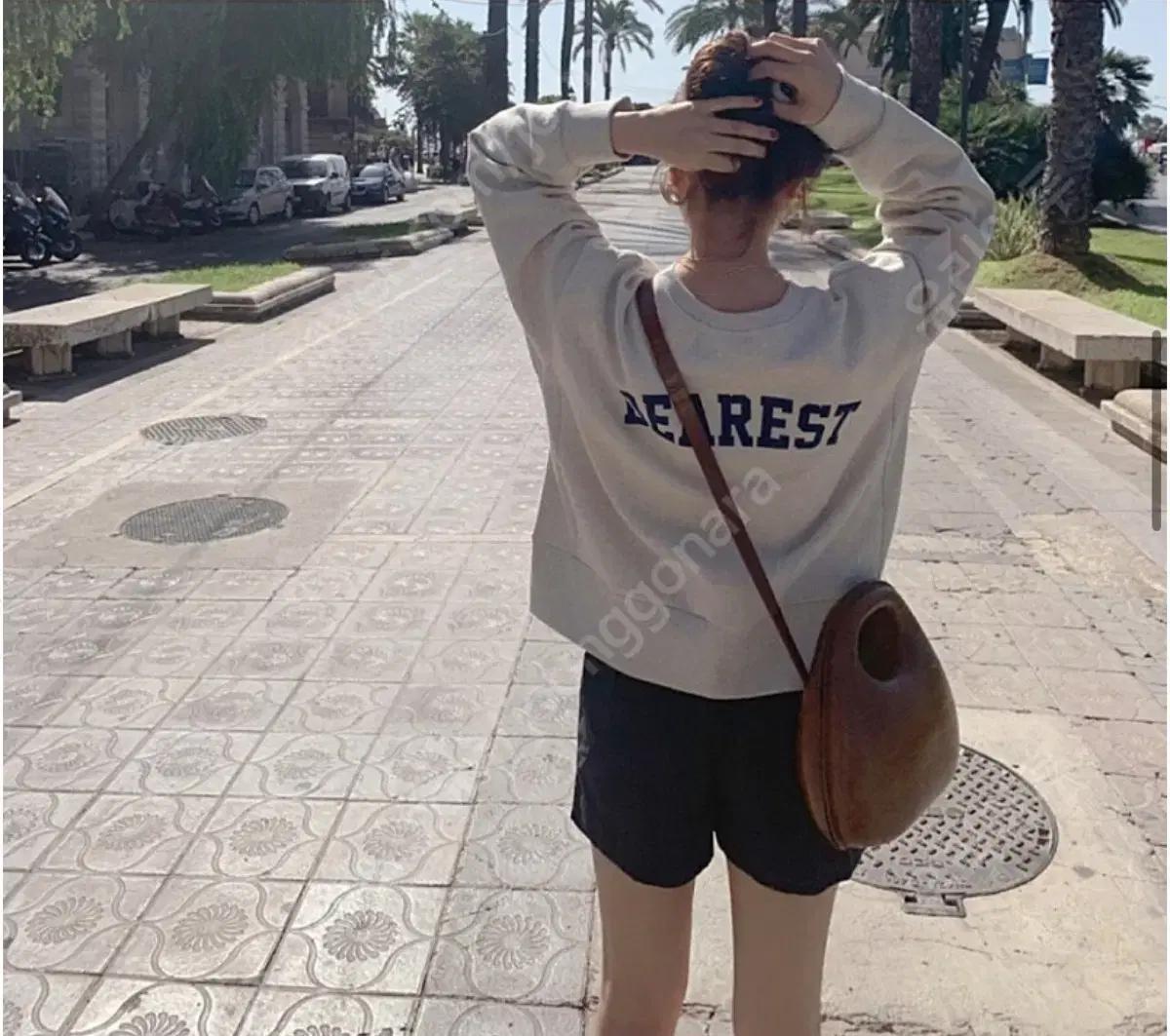 실사o) 메이비베이비 마이 디어리스트 맨투맨 my dearest