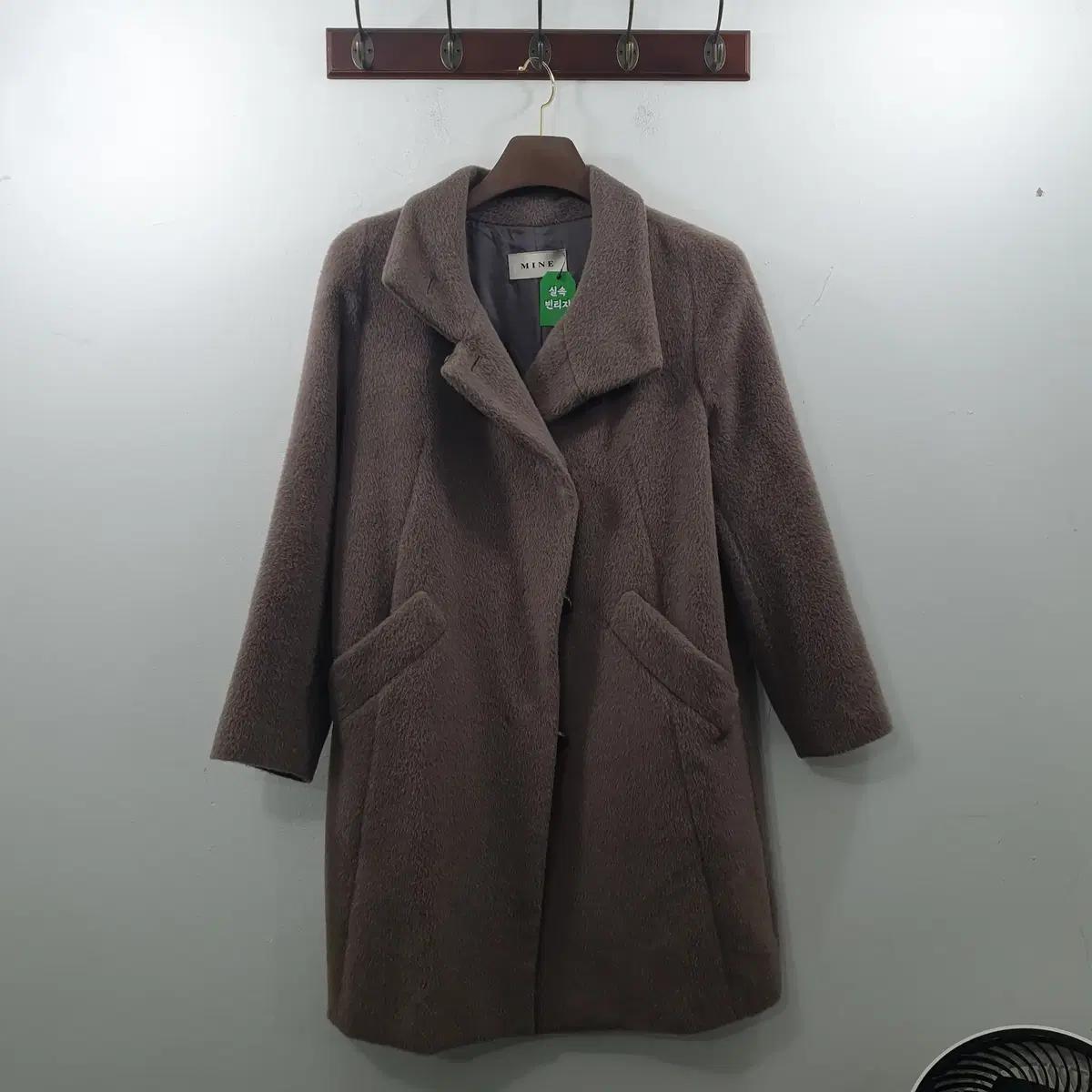 추S-M 마인 여성 겨울 모100% 코트 데일리 자켓