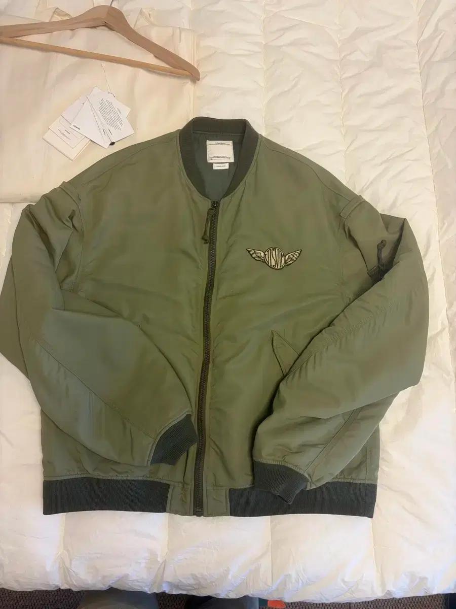 비즈빔 visvim THORSON 자켓 점퍼 올리브 그린  사이즈 5