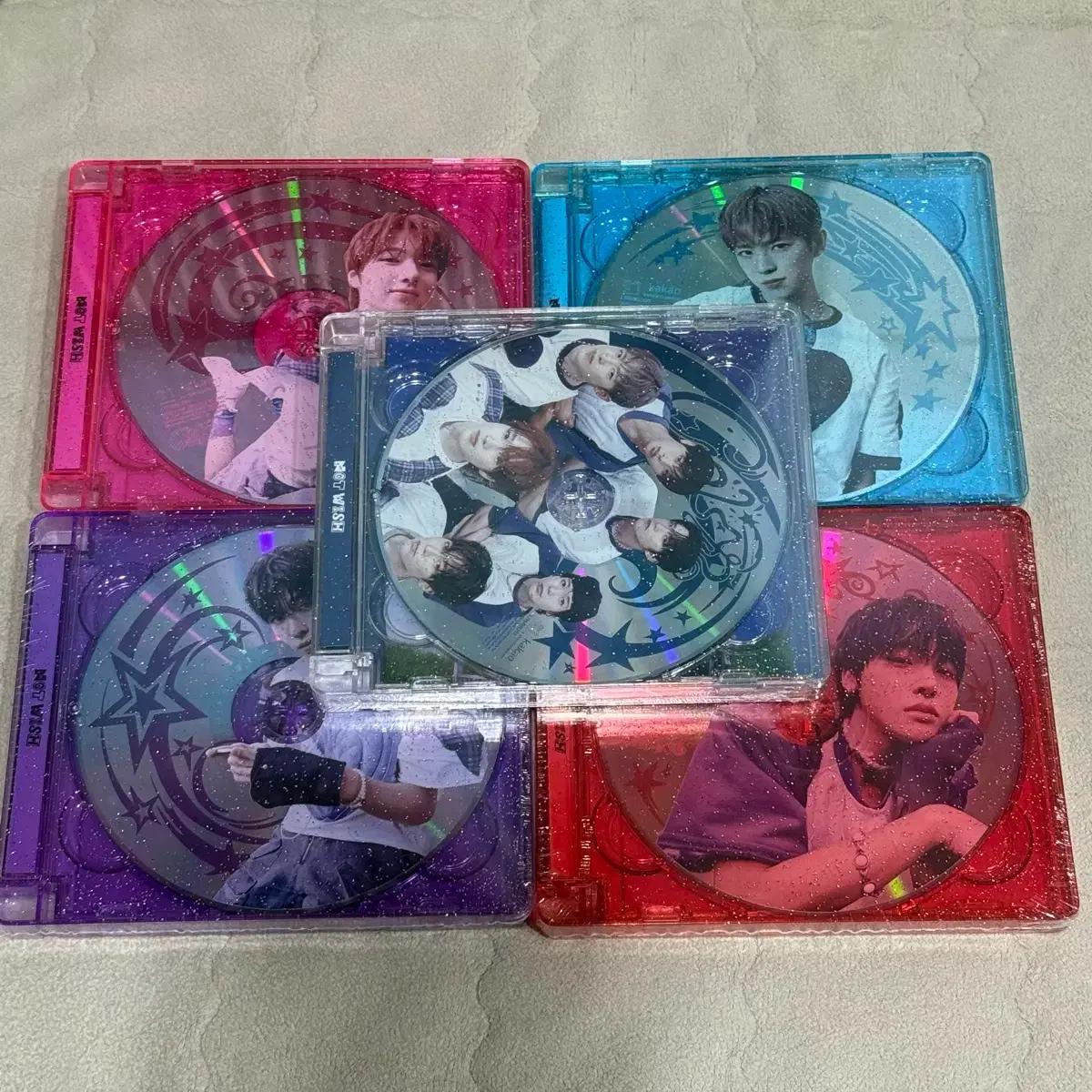 미개봉 / 엔시티위시 컬러 쥬얼 앨범 단체 시온 유우시 사쿠야