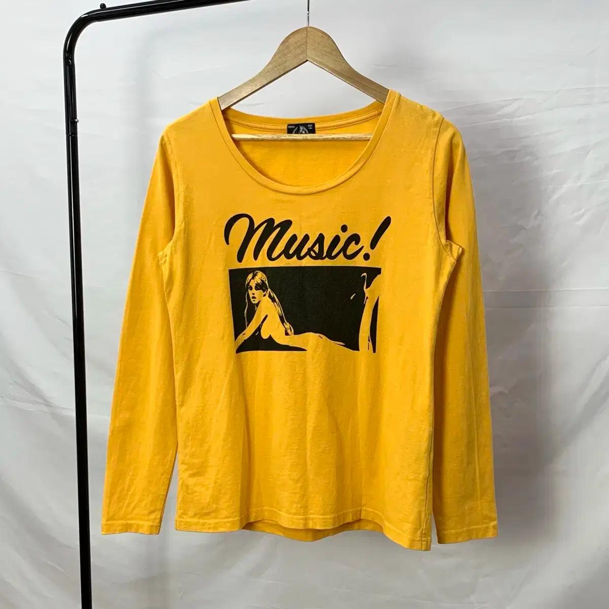 히스테릭 글래머 music 롱슬리브 티셔츠