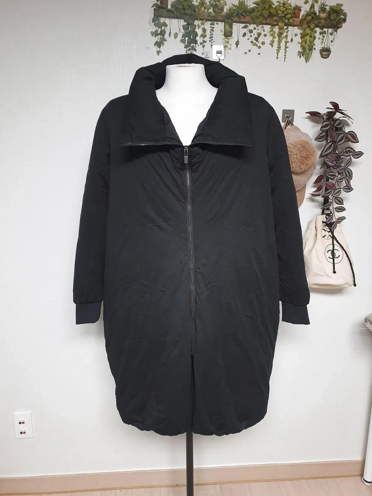 자라 남성 패티드코트 100 105 오버핏 롱패딩 블랙 L