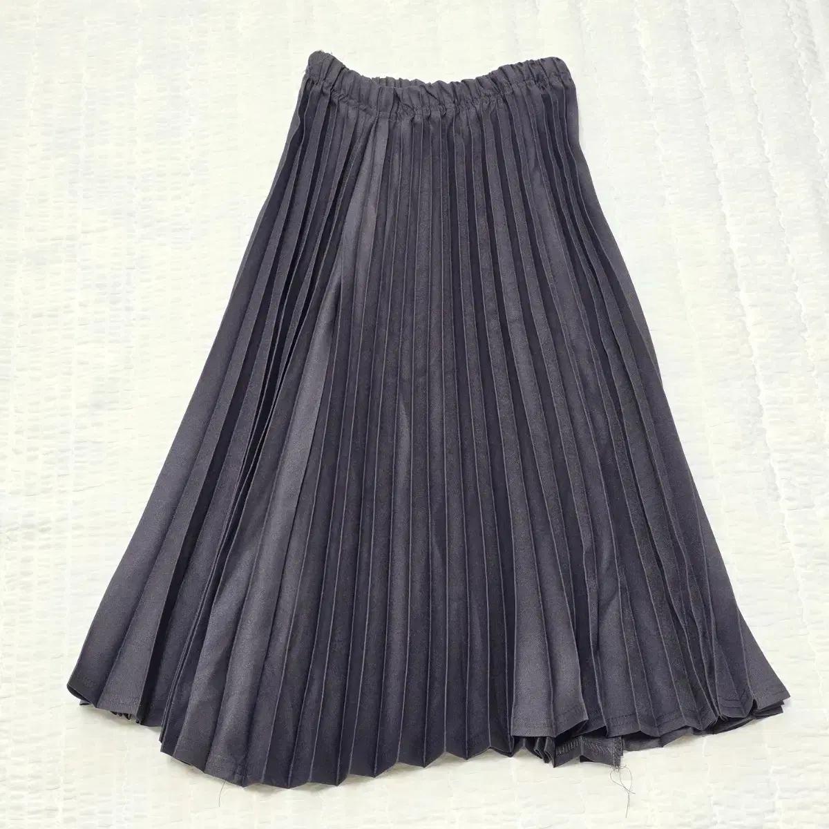 일본빈티지)블랙갸루st 플리츠 데일리 교복치마 롱스커트