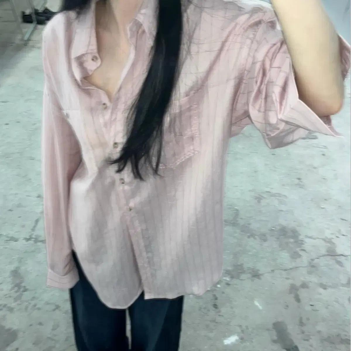 데이도어 한여름 셔츠 핑크