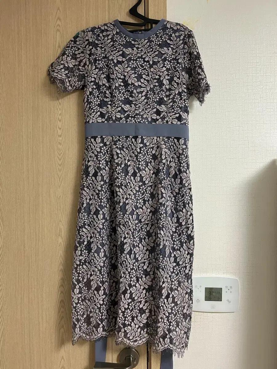 레이스 플라워 원피스 드레스