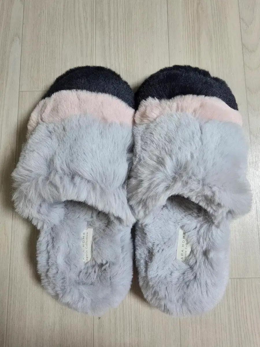 자라홈 털 슬리퍼
