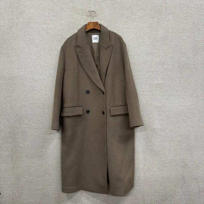 스튜디오톰보이 캐주얼 버튼 오버핏 울 코트 자켓 85 A01248