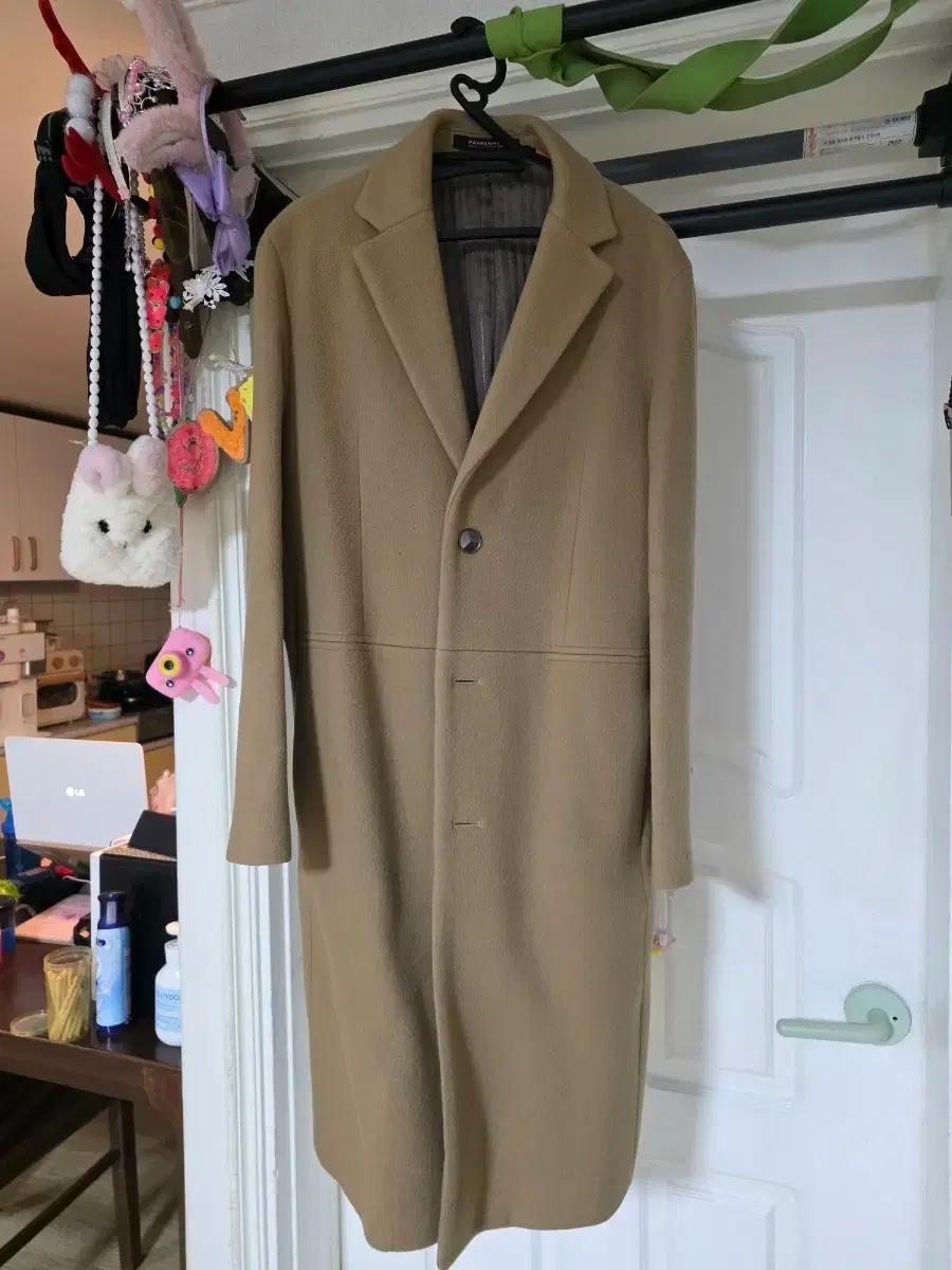 지이크 캐시미어 롱코트 100