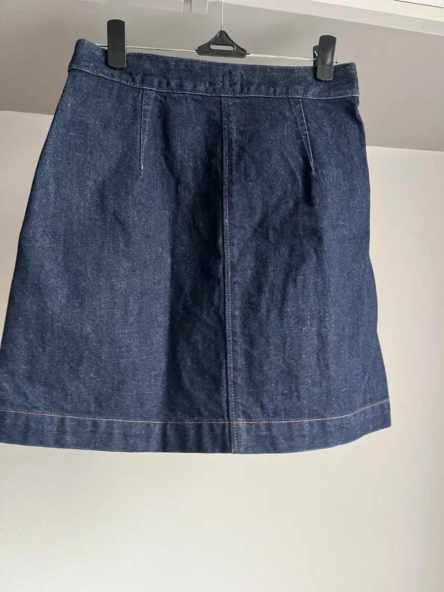 Uniqlo u denim zipper miniskirt  유니클로유 데