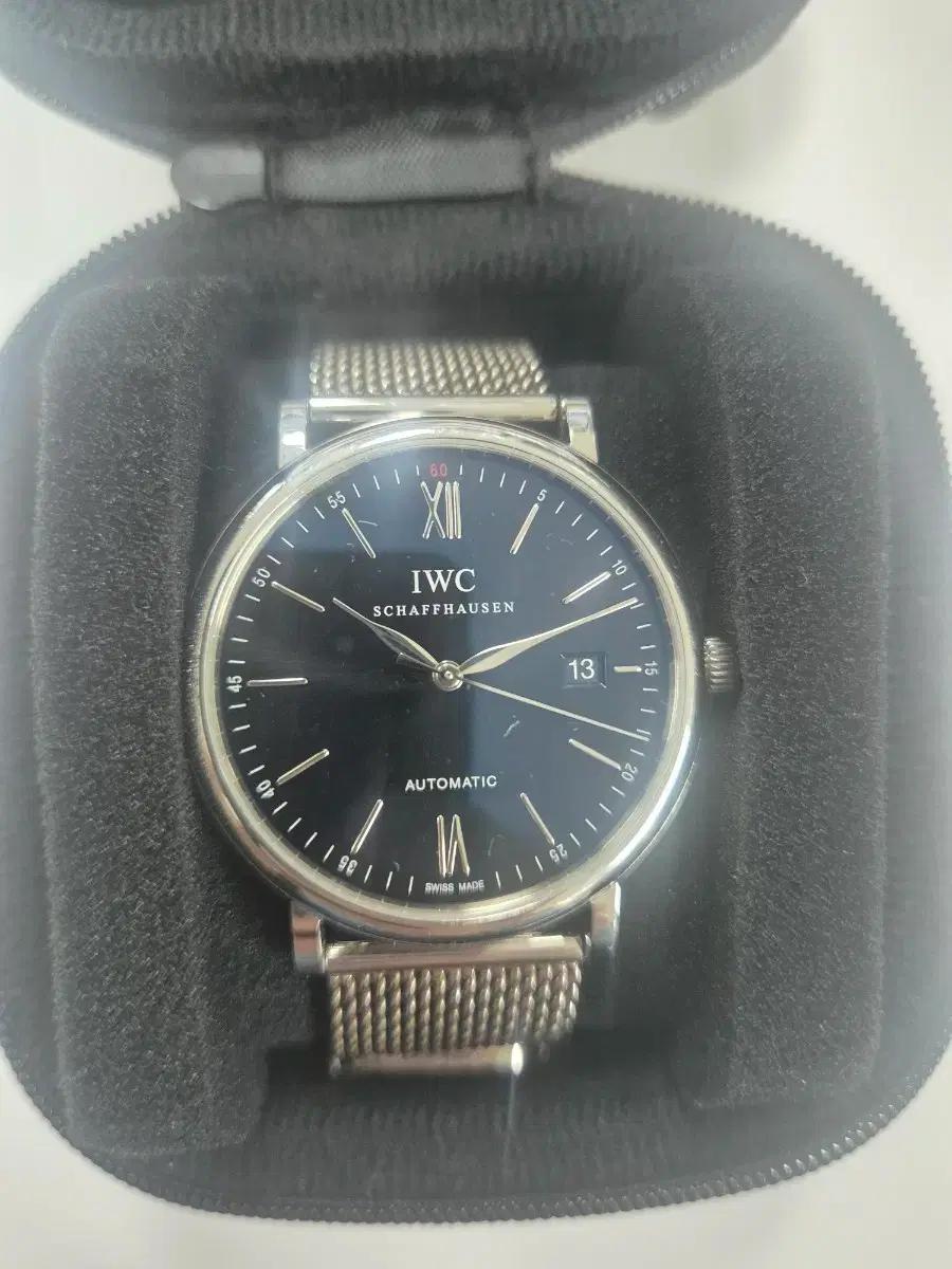 iwc 포르토피노 40 블랙