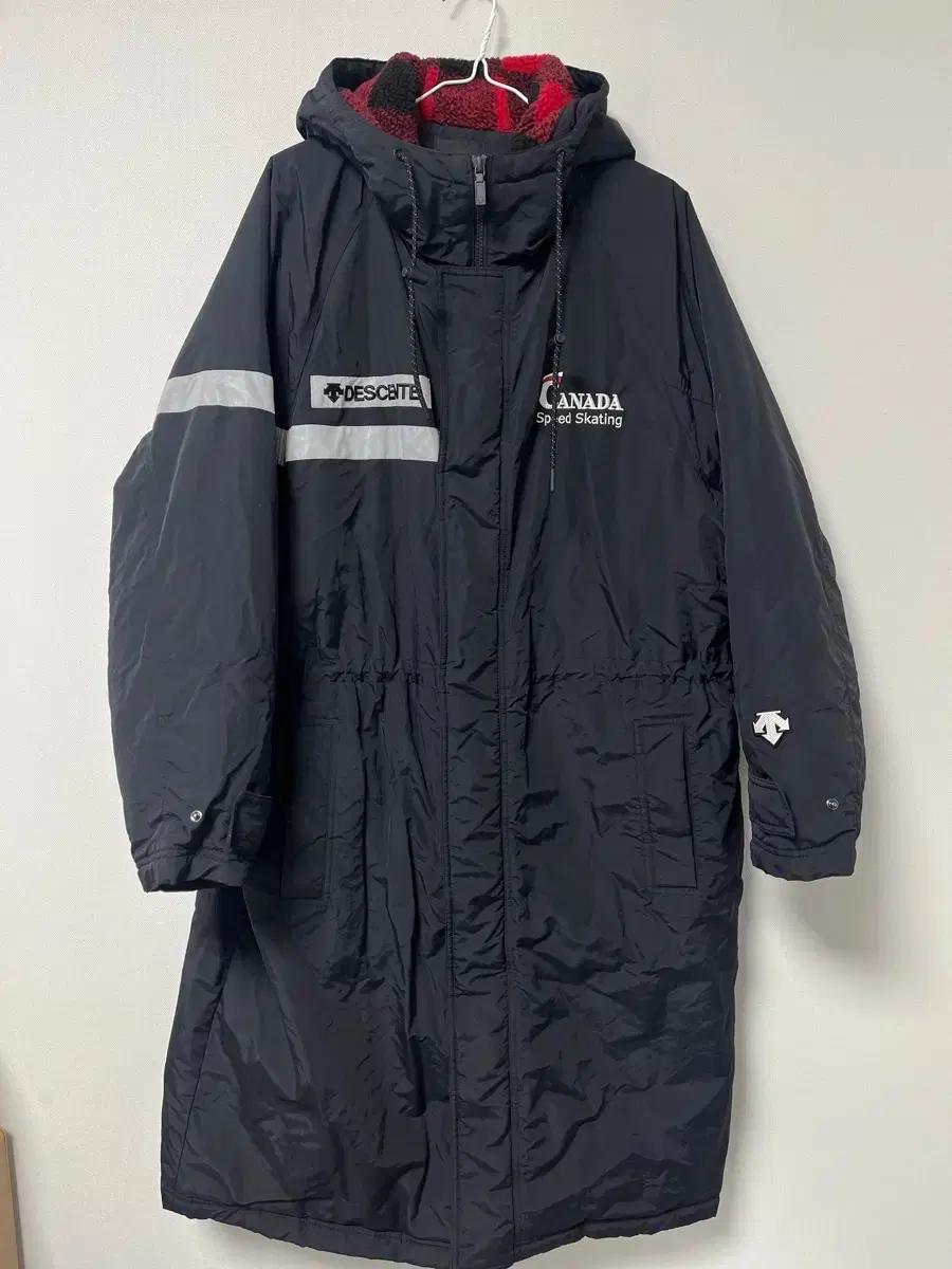 데상트 캐나다 스피드 스케이팅 롱패딩 밴치 다운 100(공용가능)