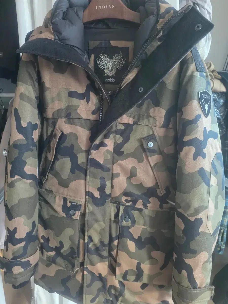 노비스 야테시 카모 패딩 자켓