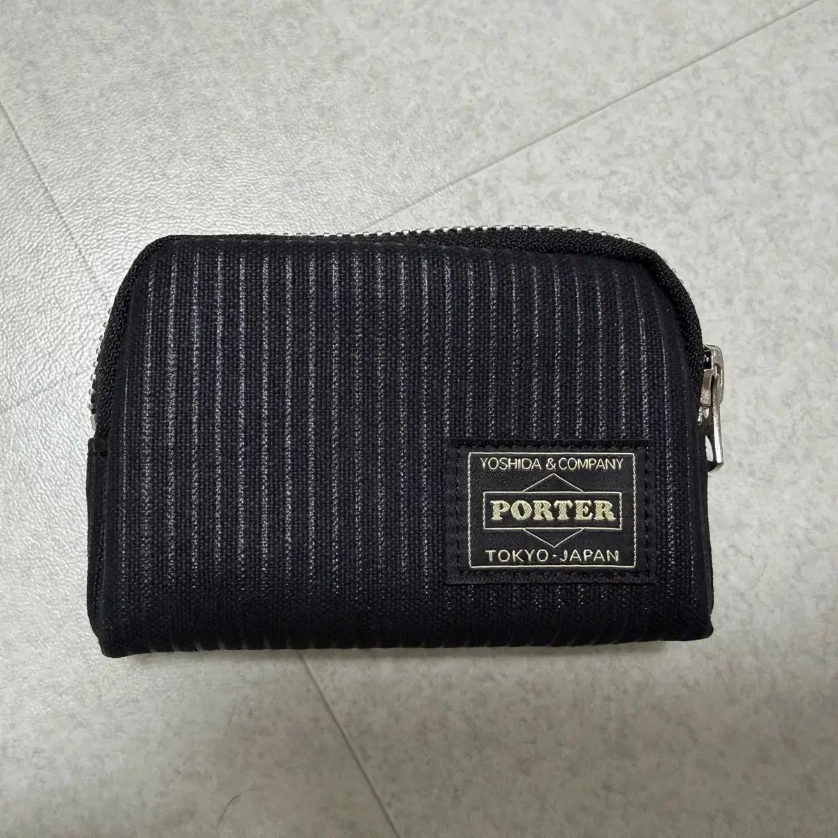 포터 드로잉 코인 키 케이스 블랙