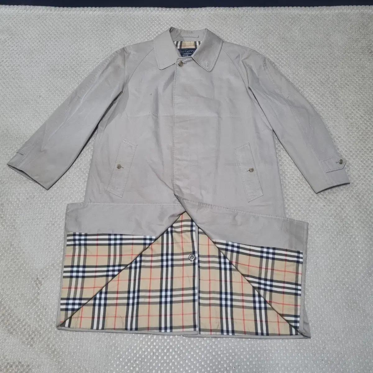 (105) 버버리 남성 싱글코트 롱코트