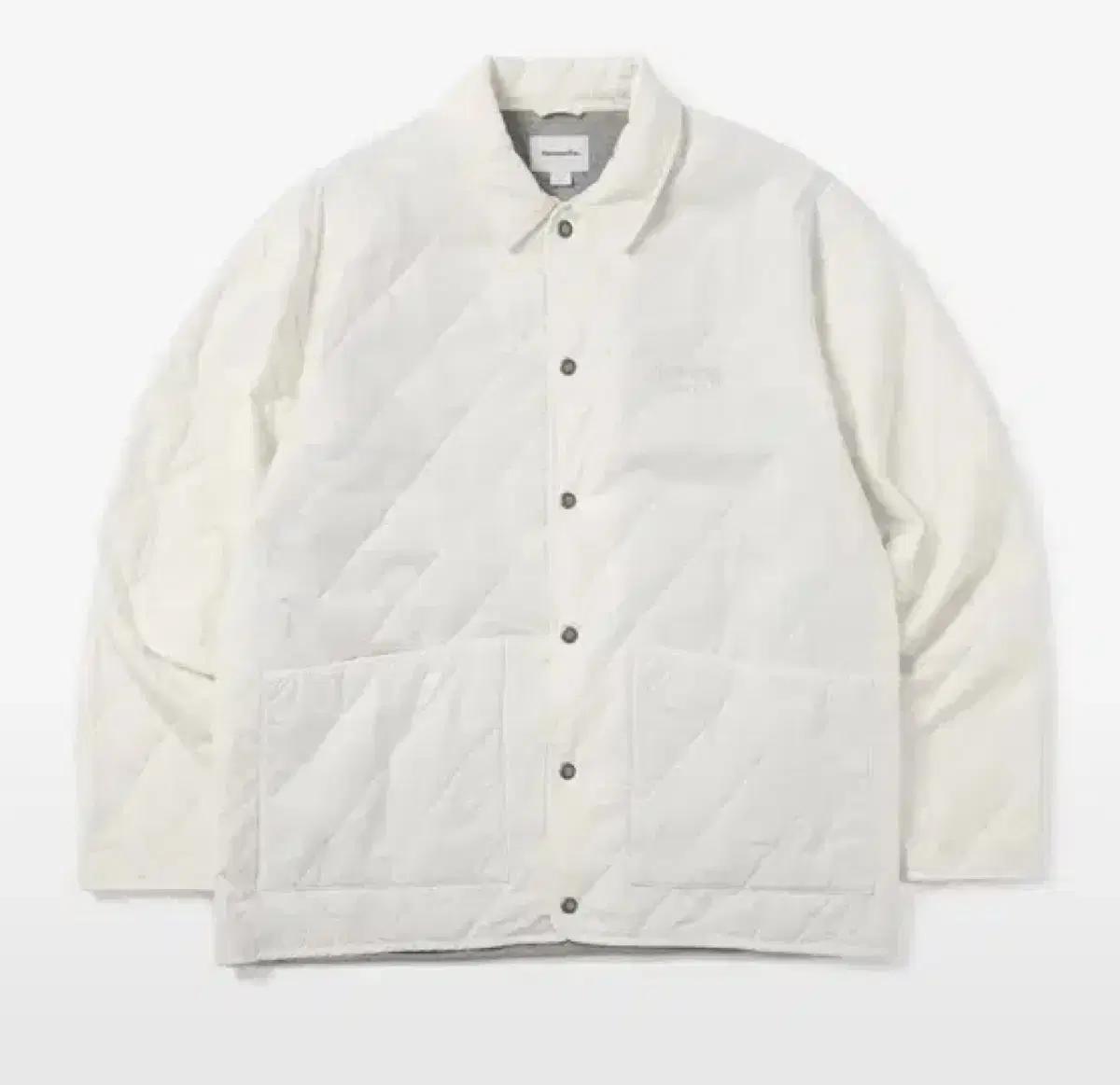 [M] 디스이즈네버댓 퀼팅 패딩 자켓 (화이트)