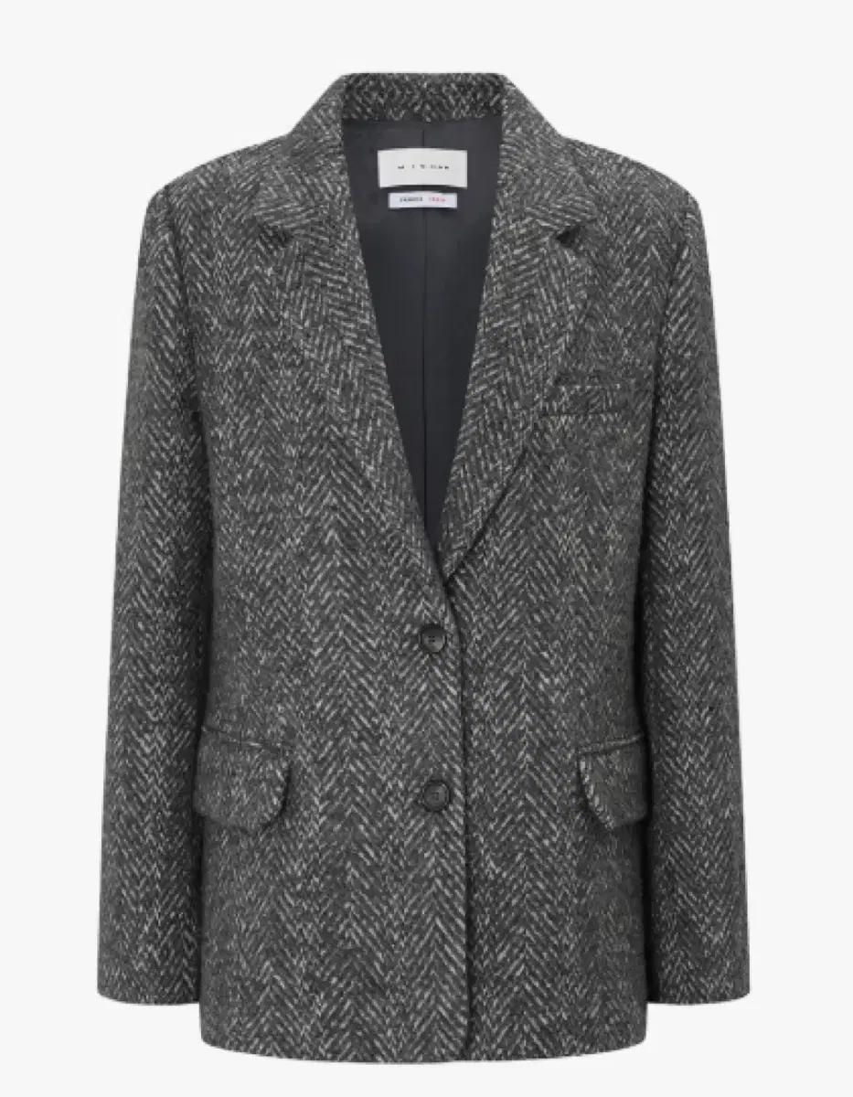 미샤 헤링본 자켓 그레이 색상 -미착용새상품-
