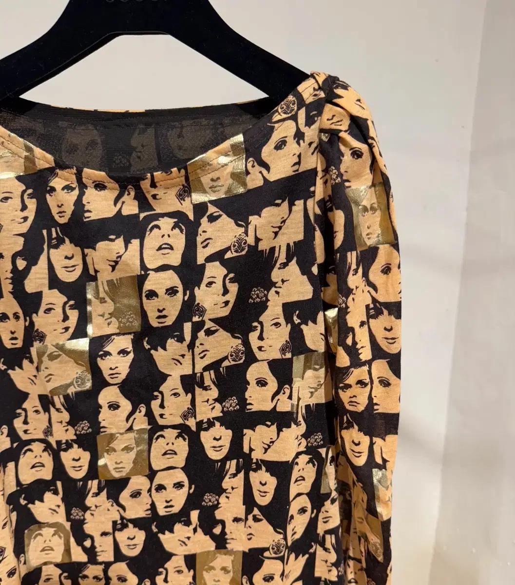 VT) face printing dress