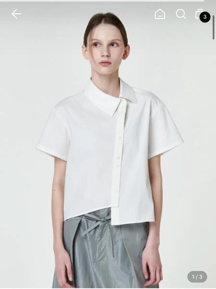 아코크 ACOC 다이애그널 버튼 셔츠