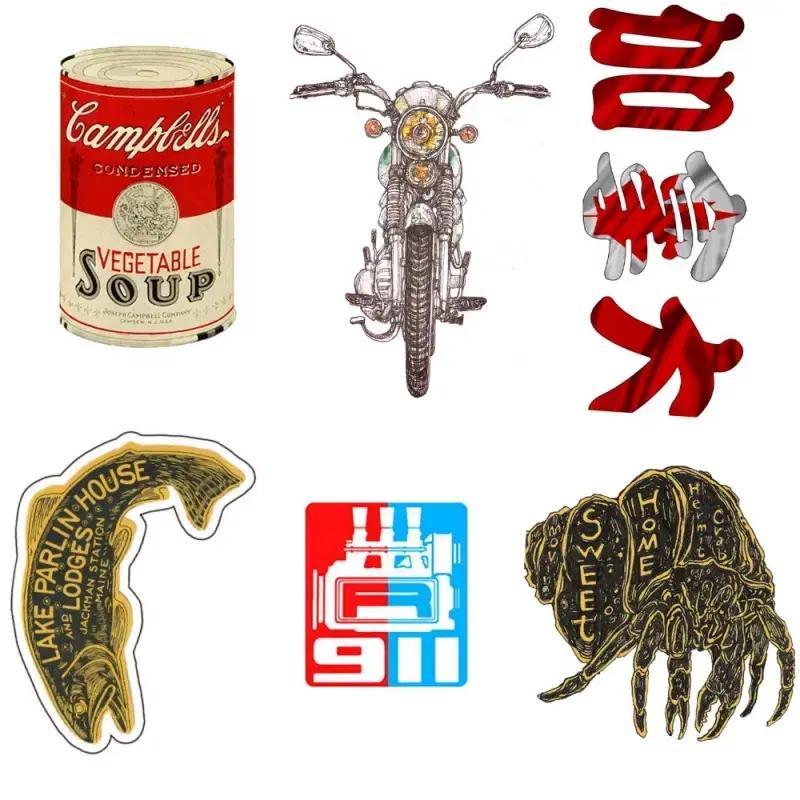 가다컴퍼니 노트북 자동차 캐리어 캠핑 빈티지스티커 6종세트 A599