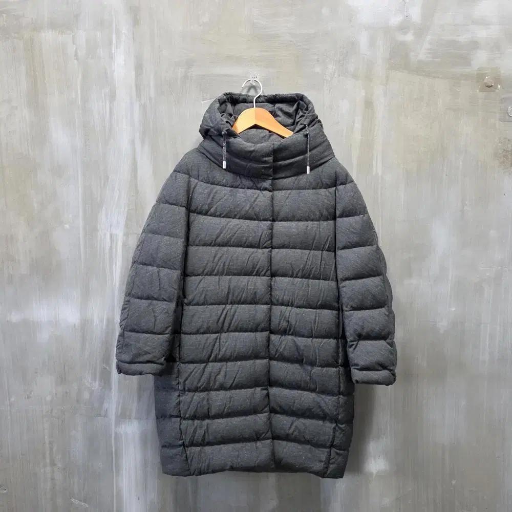 헤르노 후드 롱 구스다운 코트/여성(46)/JP523