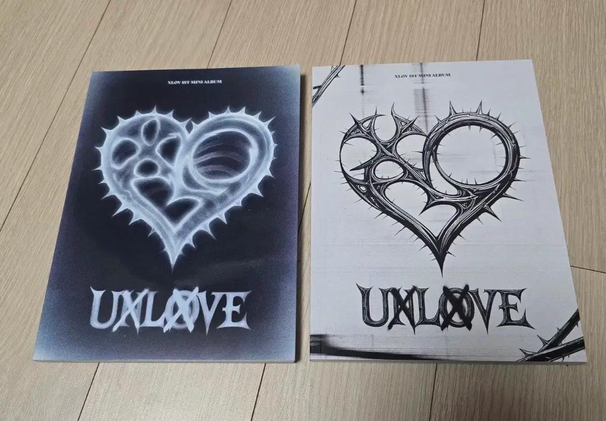 XLOV 엑스러브 UNLOVE 미니1집 개봉앨범  일괄 판매