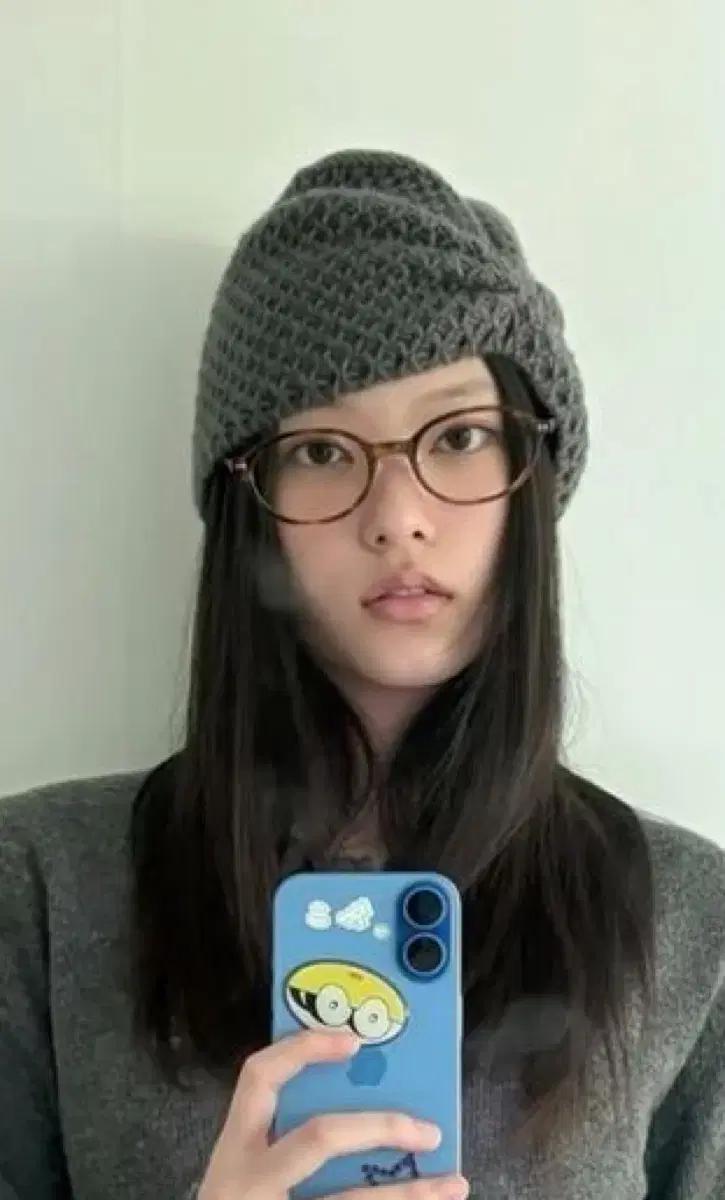 코이세이오 리본비니 차콜 RIBBON BEANIE CHARCOAL