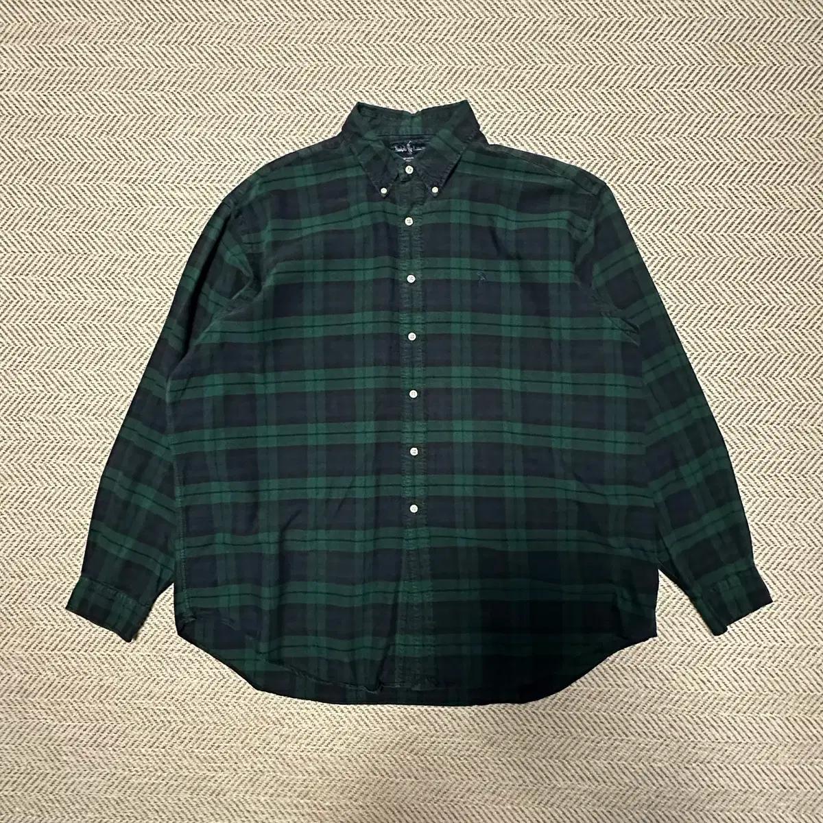 POLO RALPH LAUREN usa made tartan shirt