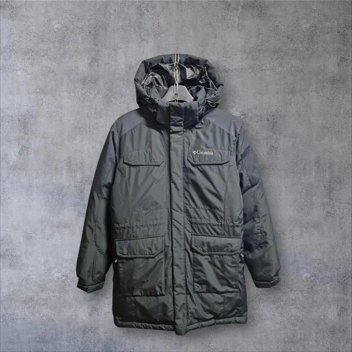 컬럼비아 구스패딩 블랙 100(L)