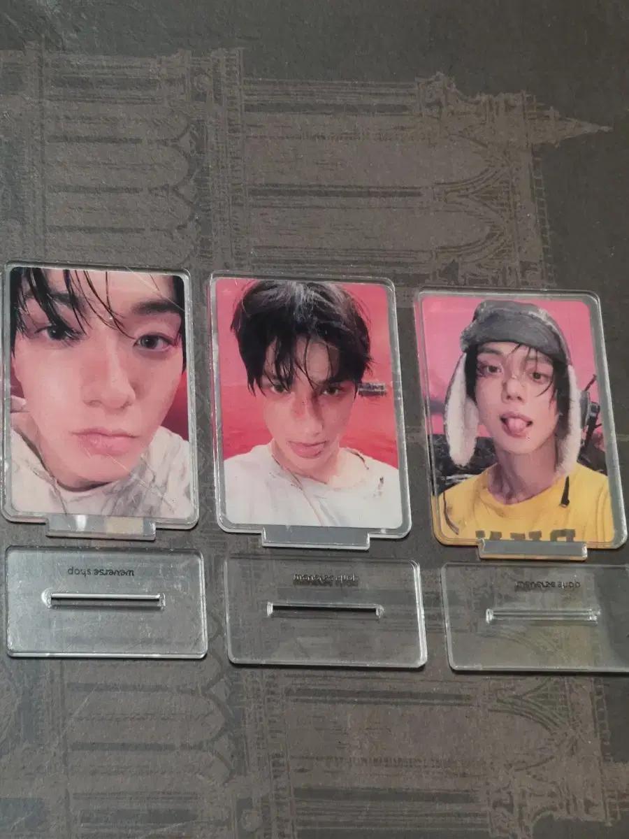 투모로우바이투게더 수빈 연준 휴닝카이 뷰스 아크릴 스탠드 위버스 특전