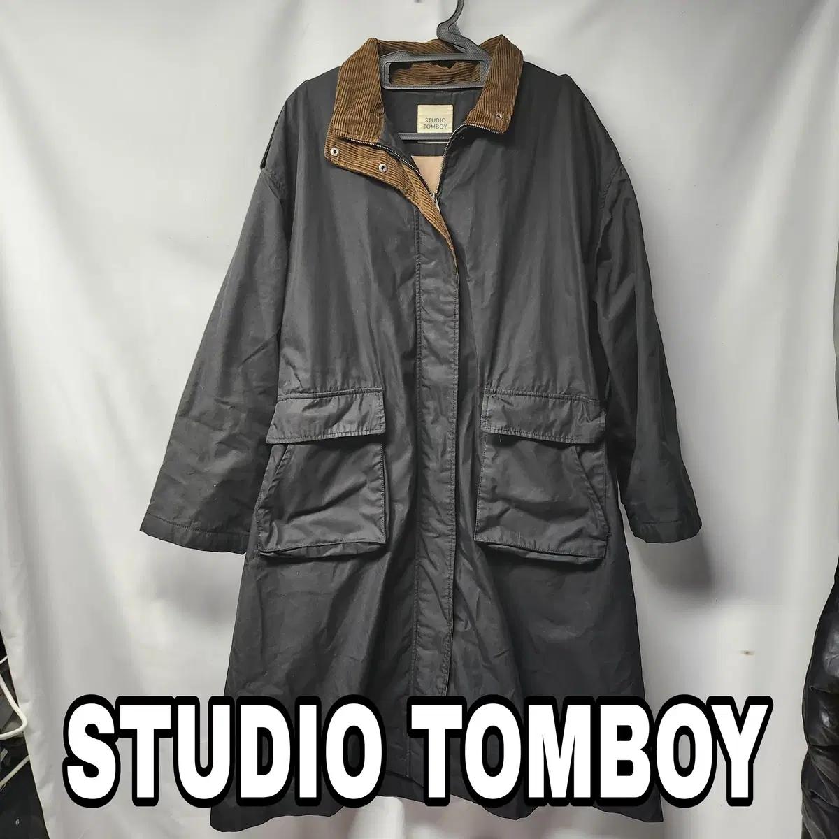 2674 스튜디오톰보이 퀄팅내피 코듀로이카라 코트자켓 F