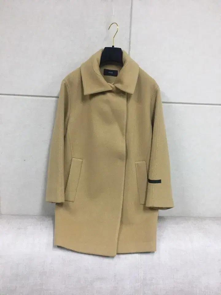 SYSTEM 시스템 루즈핏 베이지 캐시미어 코트