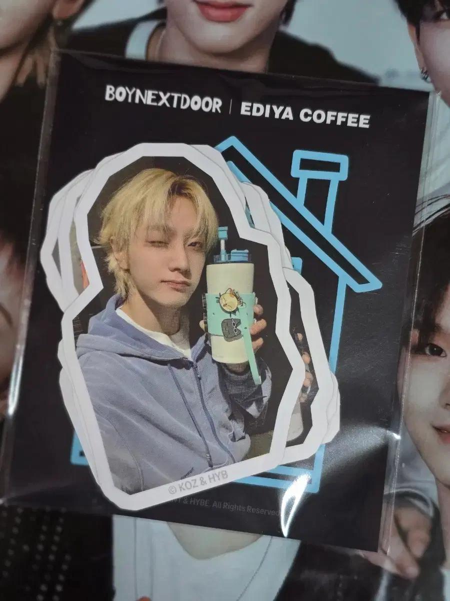 보넥도 이디야 스티커팩