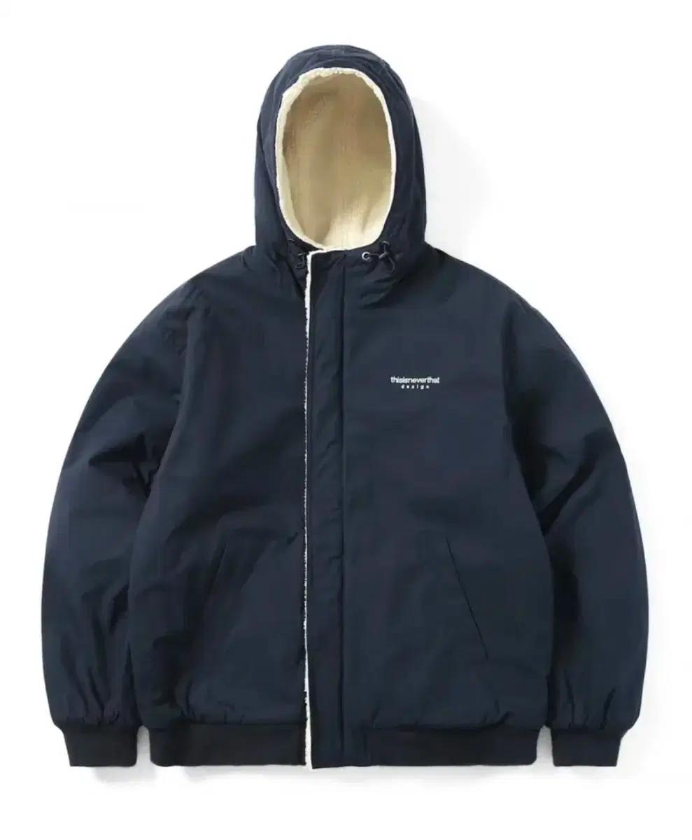 디스이즈네버댓 리버시블 세르파 자켓 네이비 S