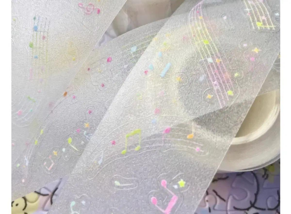 Old Loli melody 반투명글리 30mm 롤 스티커