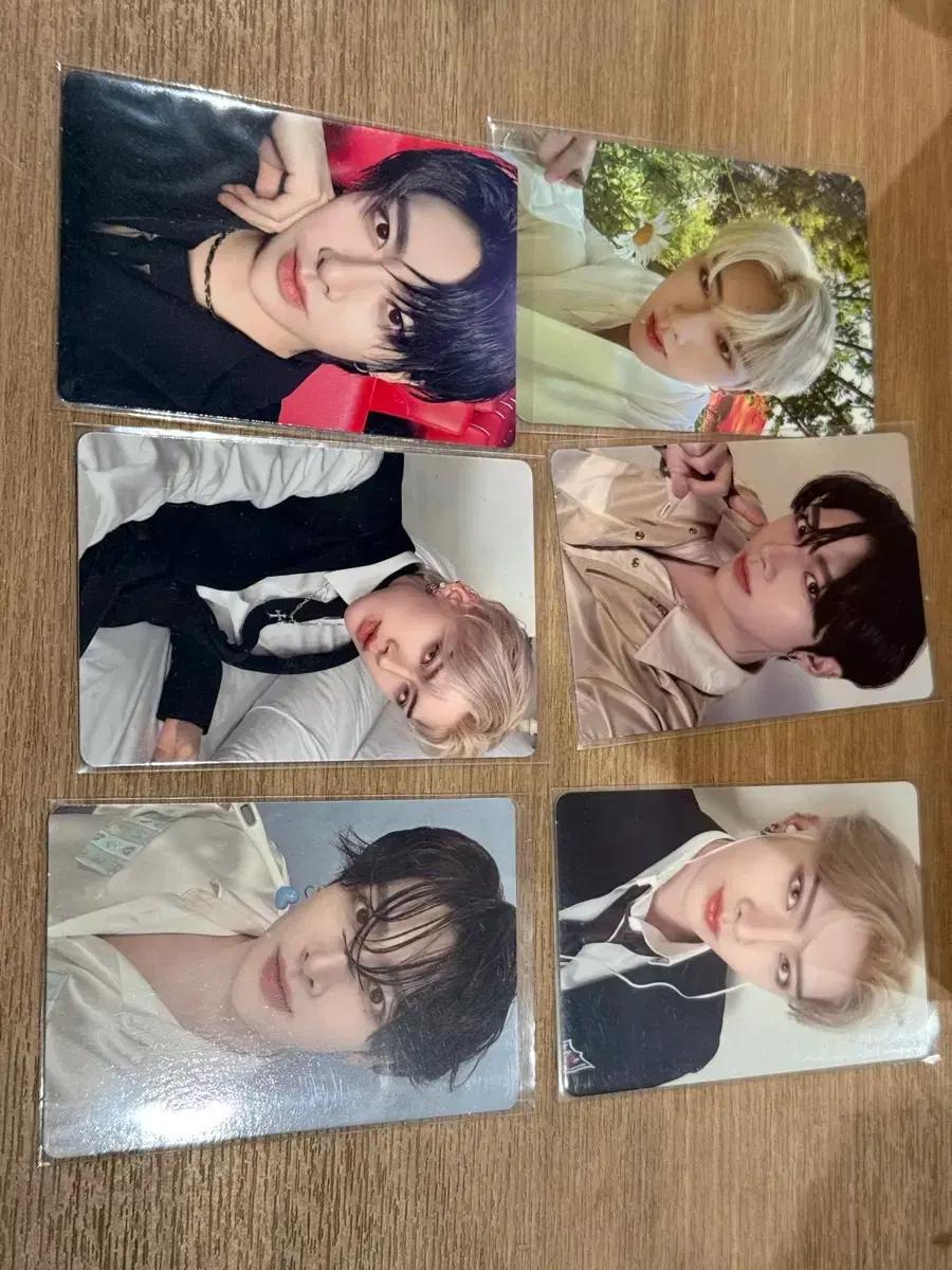 에이티즈 윤호 포토카드 6장 일괄
