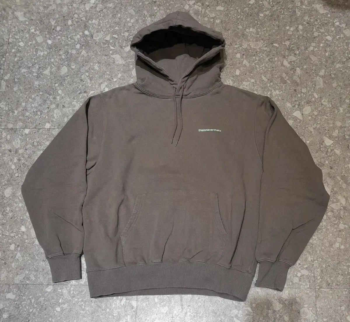 디스이즈네버댓 기모후드 브라운 (S)