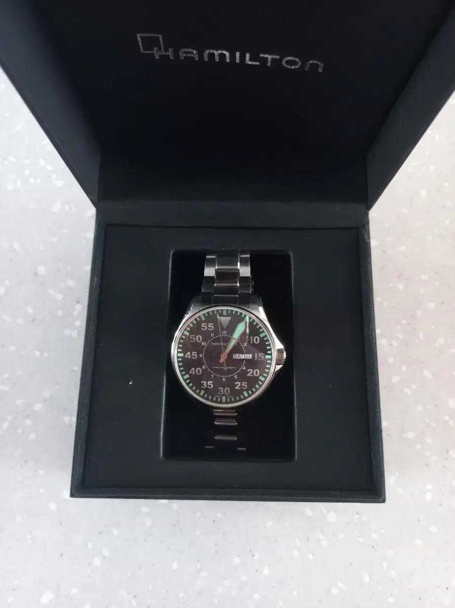 해밀턴 남성 시계 : 카키 에이베이션
