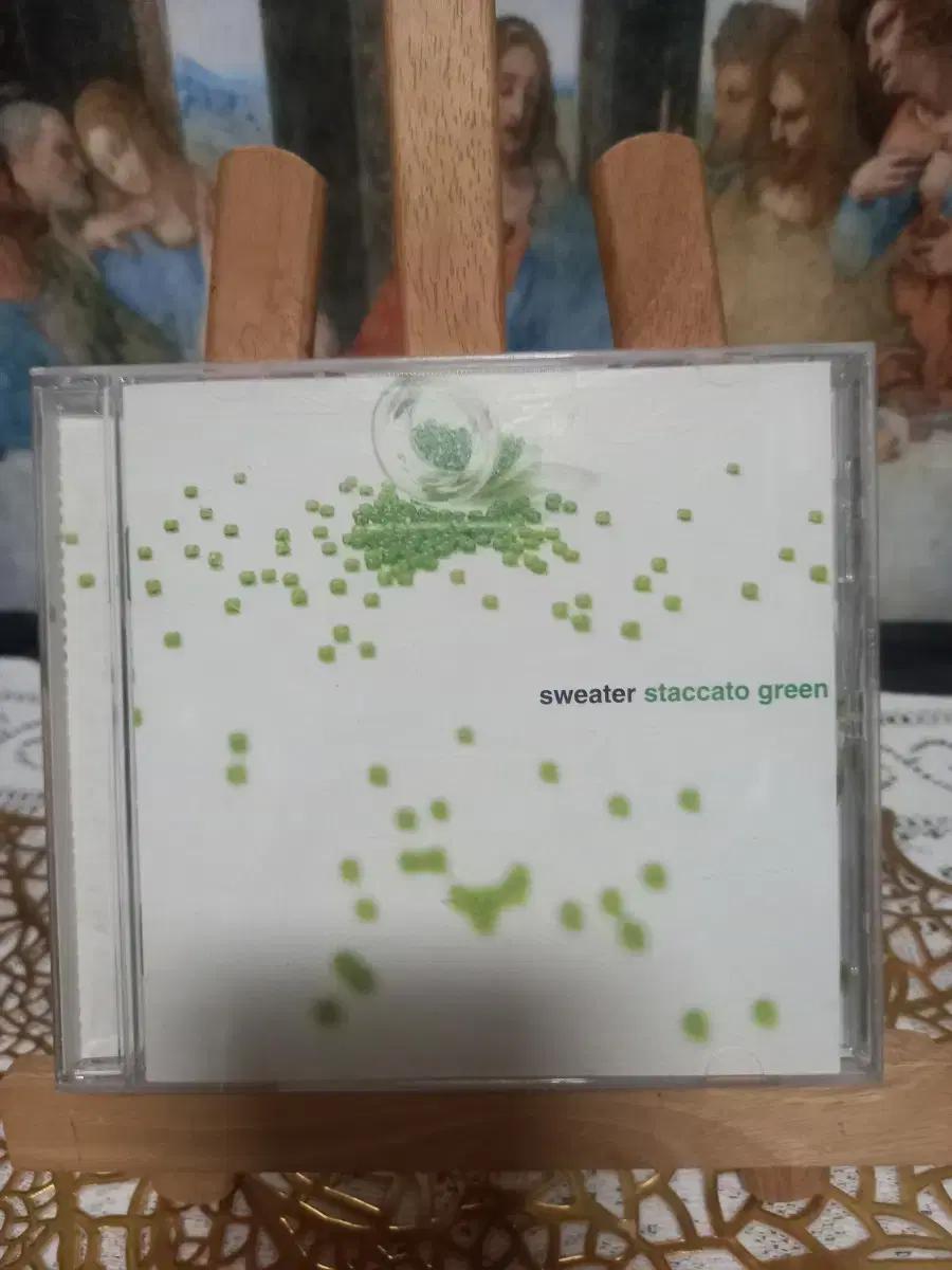 CD 스웨터 staccato green