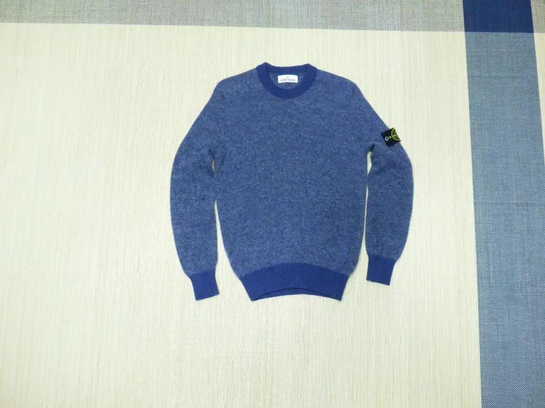 (L/100) 스톤아일랜드 남성 울혼방 라운드넥 니트