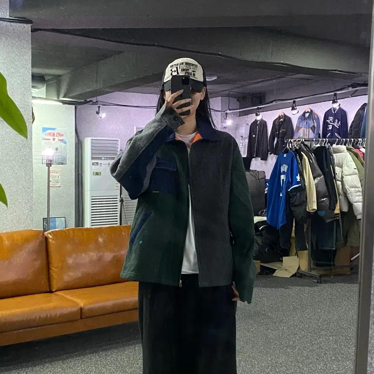 디스이즈네버댓 포켓 모직 자켓 B3194