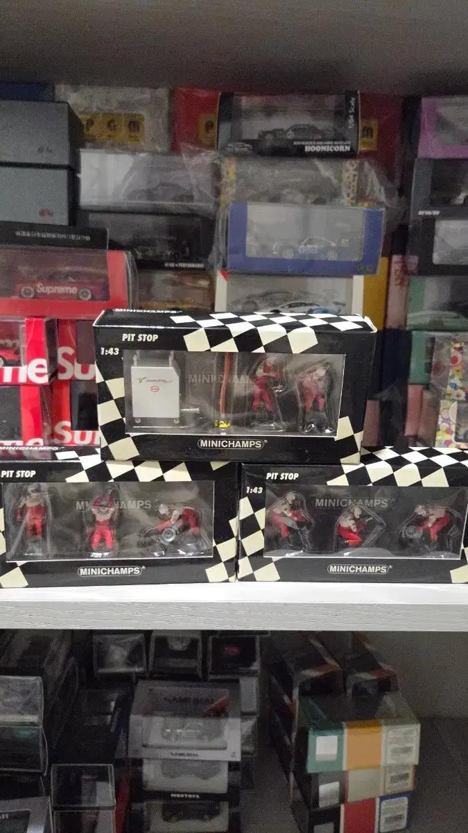 미니챔프 1/43 피트스탑 세트 F1 피규어세트