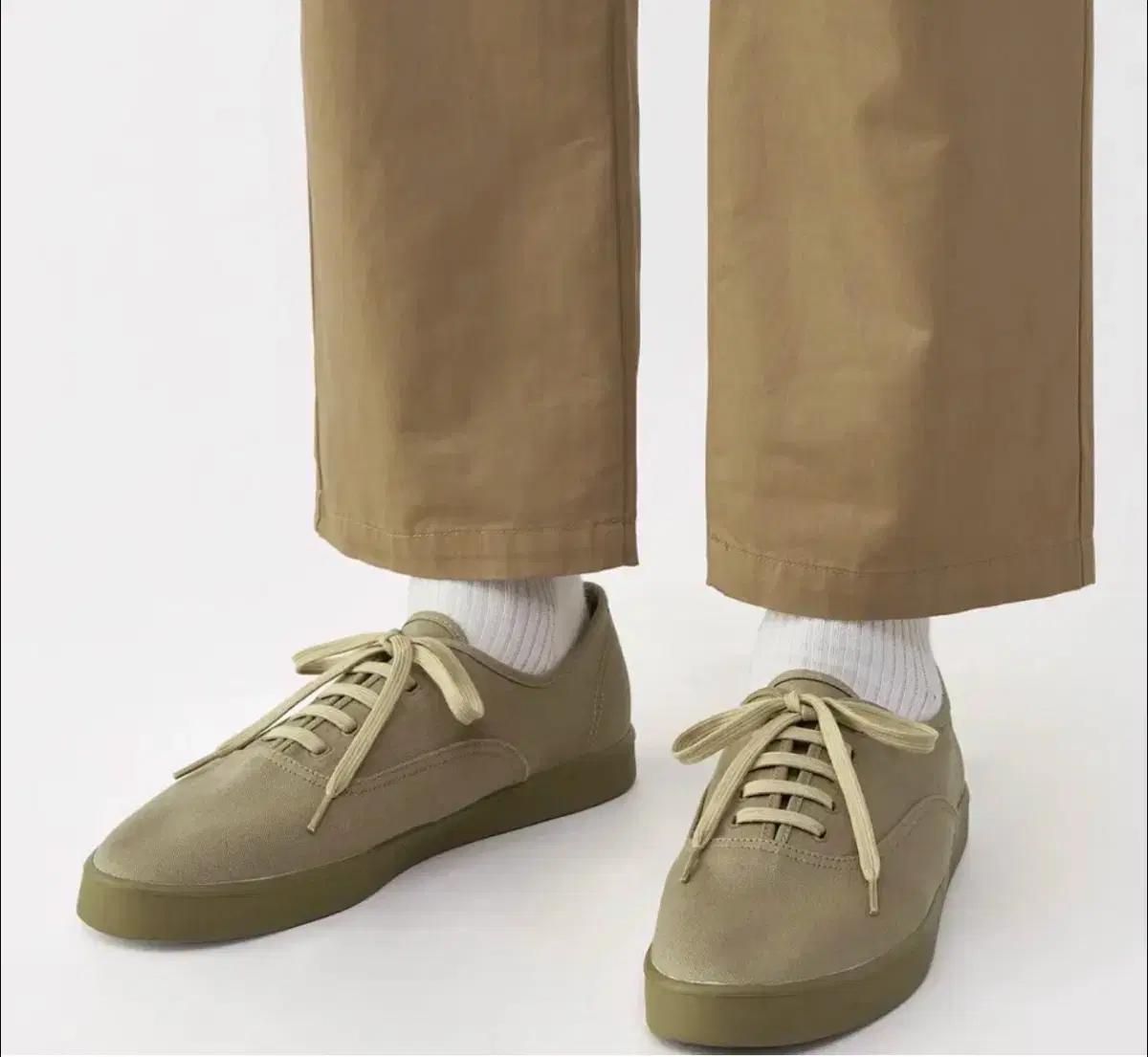 무인양품 남성 발수 쿠션 인솔 캔버스 스니커