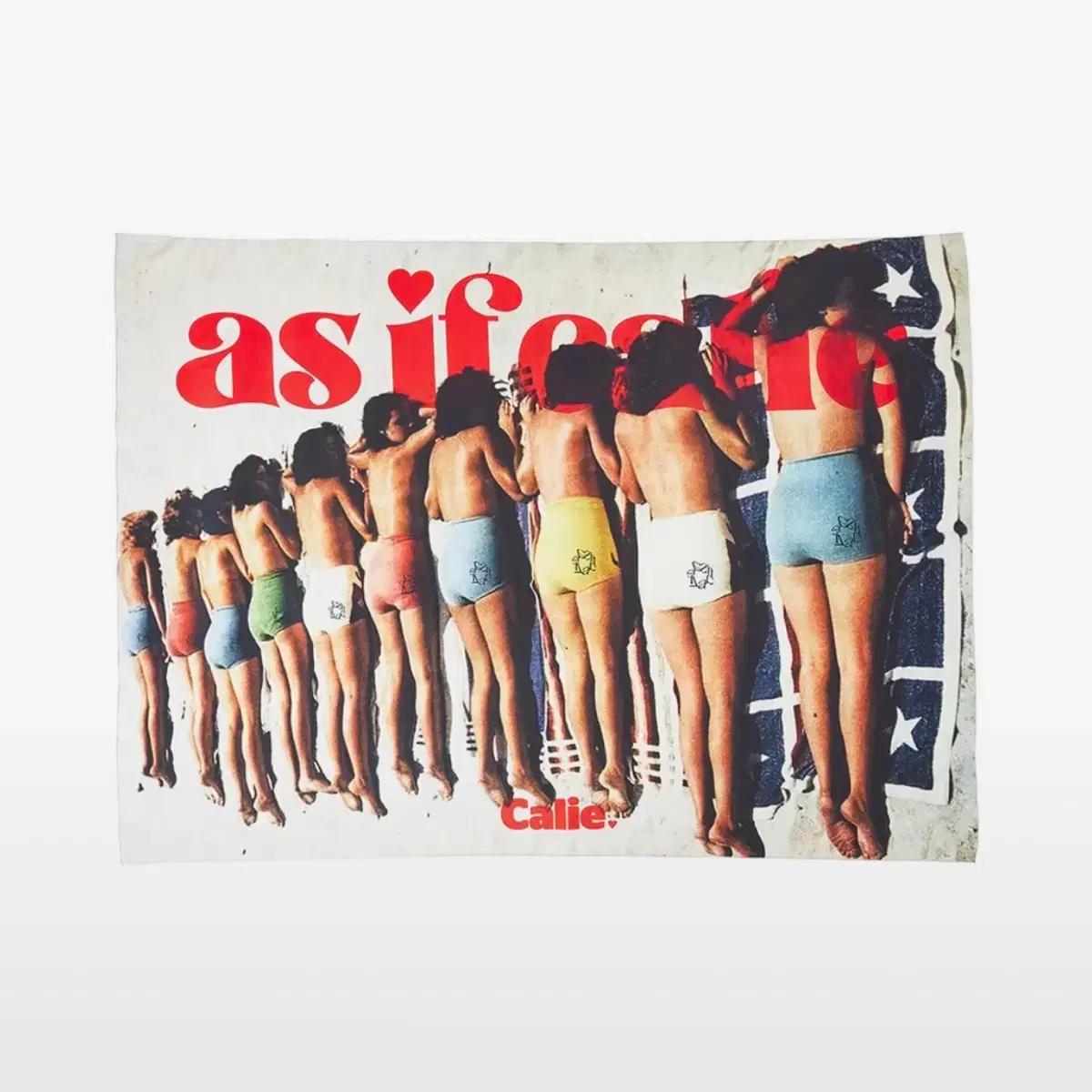 에즈이프캘리 비치 타올 as if calie