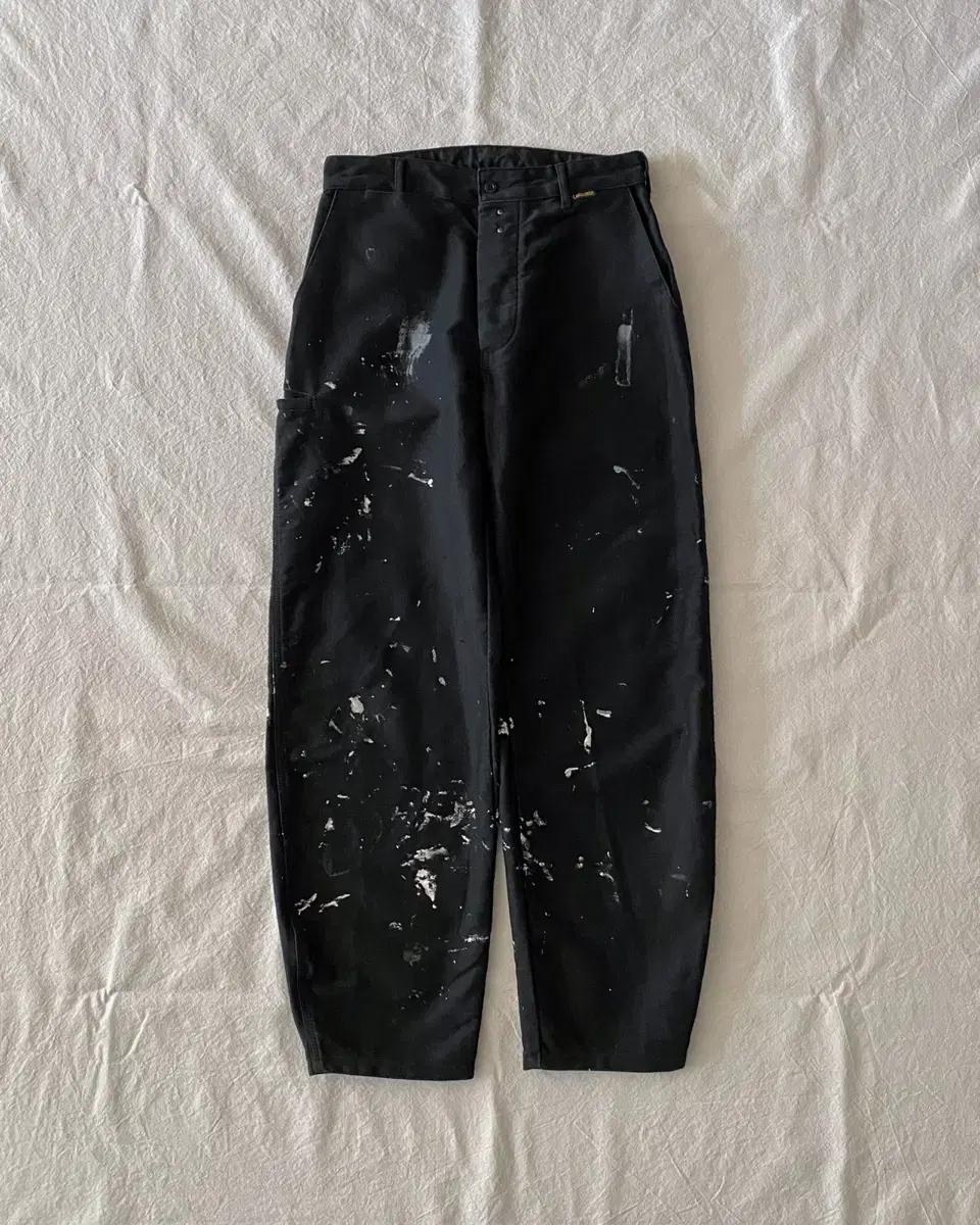 빈티지 Le Laboureur 페인팅 프렌치 워크팬츠