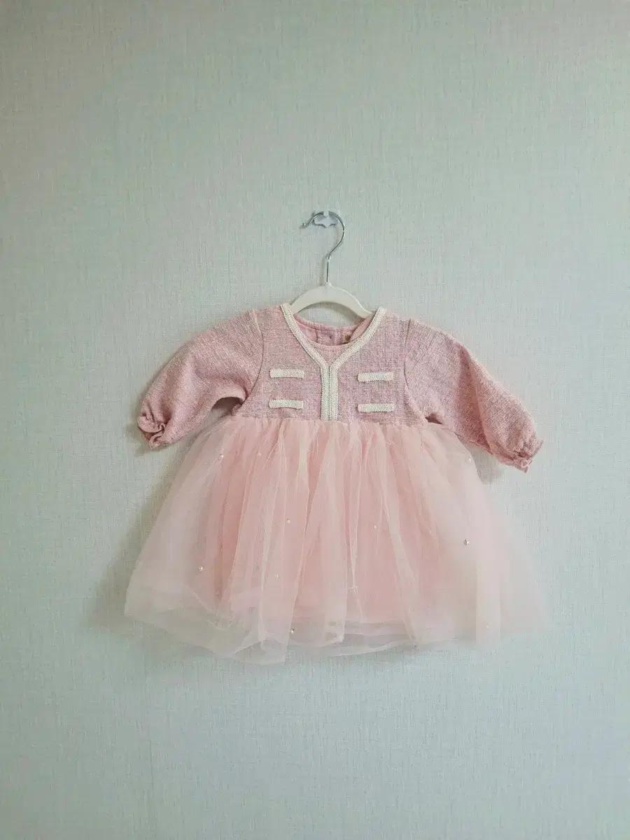 여아 베이비돌 원피스 / 아기 드레스 트위드 샤스커트 쉬폰스커트 / 튜튜