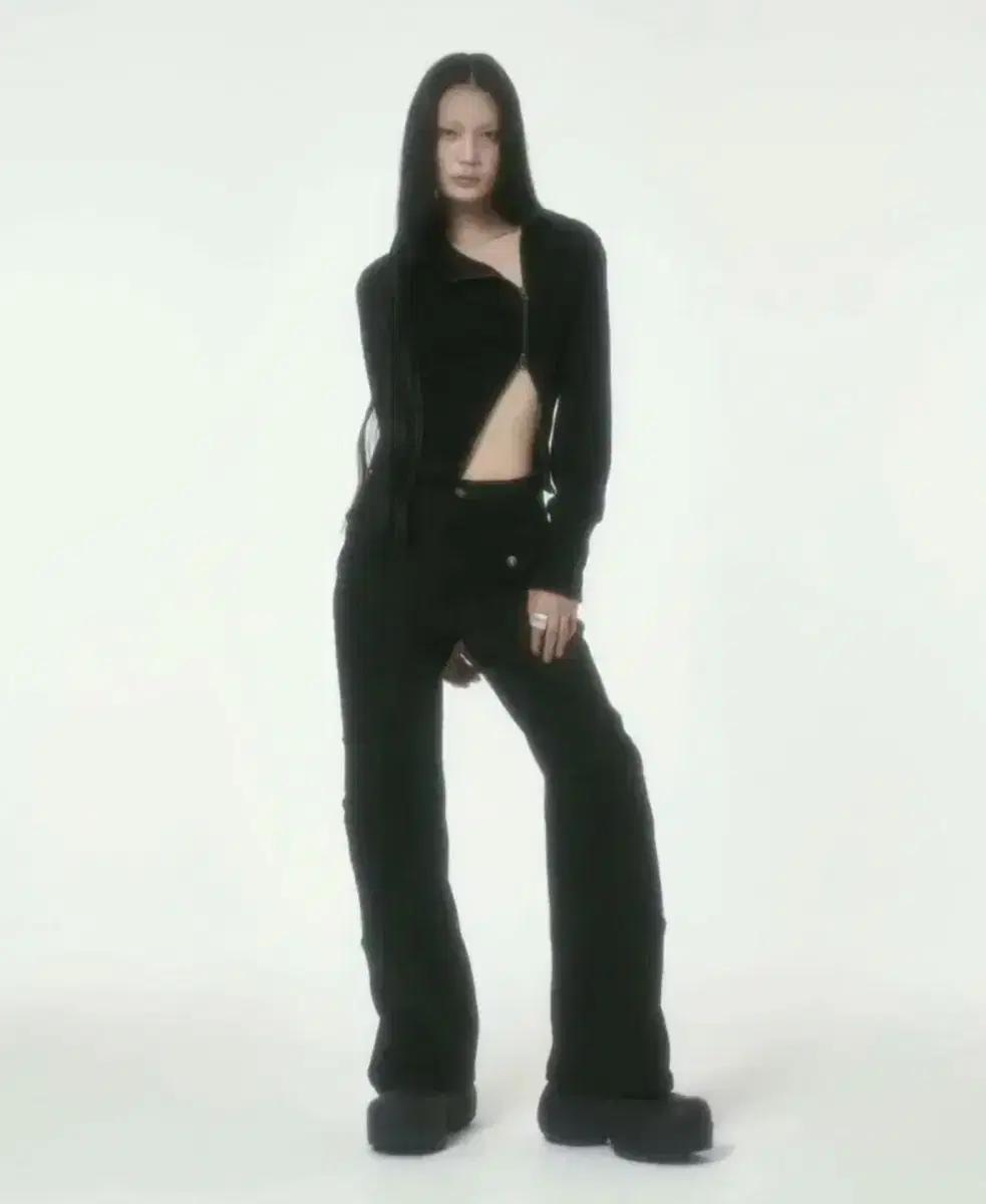 본네 bonnae 스웨이드 팬츠 블랙 1사이즈