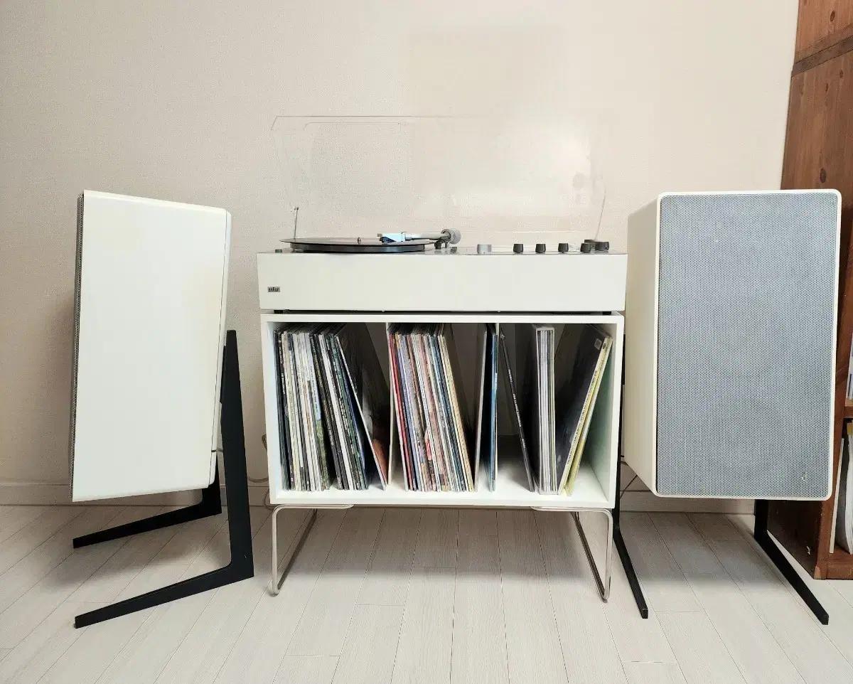 BRAUN 브라운 오디오 LP 턴테이블  L710 스피커 풀세트